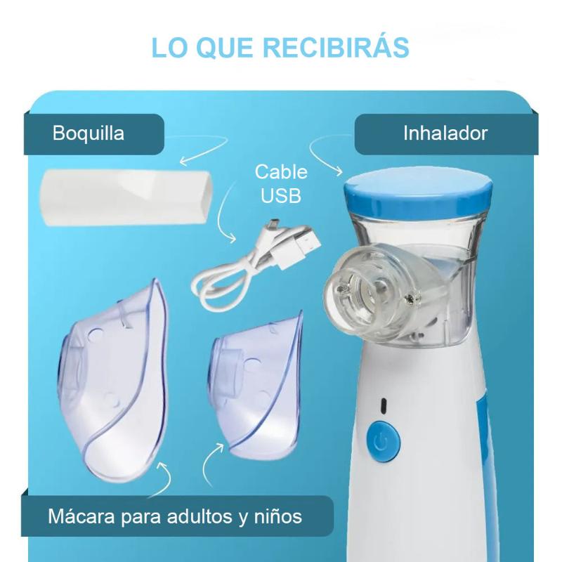 OxyPlus™ - Inhalador Portátil + Regalo (Oxímetro)